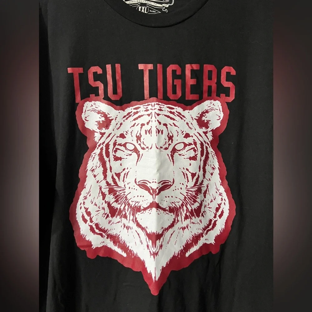 Texas Southern‎ University Tigers TSU NCAA College Black Long Sleeve T-shirt XXL - Picture 2 of 7